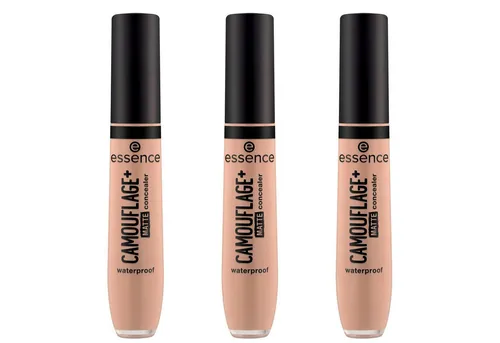 Essence Concealer CAMOUFLAGE+ MATTE concealer, 3-tlg., 3-tlg., hohe Deckkraft, mattierend, alle Hauttypen