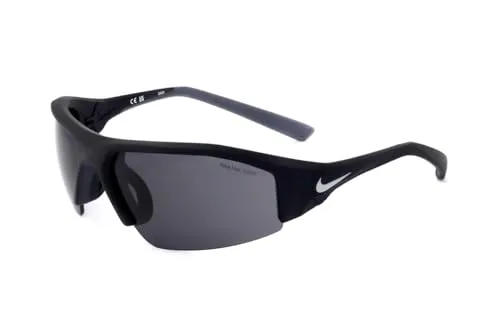 Nike Unisex Skylon Ace 22 Sportbrille - Sportbrille in Matte Black/Dark Grey, mit UV-Schutz und schützendem Etui, ideal für aktive Sportler.