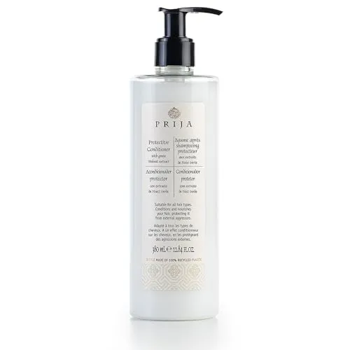 PRIJA Cremiger Schutzbalsam mit Walnuss-Extrakt – 18x380ml für alle Haartypen - Intensive Pflege für Ihr Haar mit dem Prija Schutzbalsam. Der Balsam mit Walnuss-Extrakt sorgt für geschmeidiges, glänzendes Haar. Ideal für jeden Haartyp und 100% vegan. Perfekt für den langfristigen Gebrauch im großen Set.