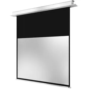Celexon Deckeneinbau Pro+ Motorleinwand 180x112 cm - Beamer-Leinwände mit hochwertigem 3-lagigem Projektionstuch, ideal für hochauflösende 4K-Inhalte und eleganter, unauffälliger Einbau für perfekte Präsentationen.