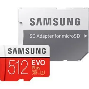 Samsung EVO Plus microSDXC UHS-I Card with SD adapter 512GB Neu