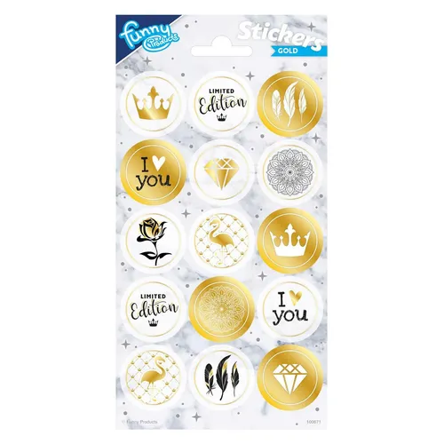 Produktbild Totum Aufkleberbogen Gold (47128560)