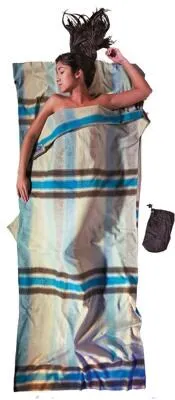 Cocoon TravelSheet Reiseschlafsack, 220x90cm, Flanell, african rainbow