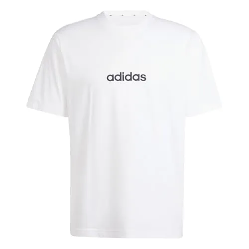 adidas ESSENTIALS LINEAR Poloshirt schwarz XS - Herren-Shirt aus 100% Baumwolle, ideal für den Alltag, mit einem zeitlosen Design und komfortablem Schnitt.