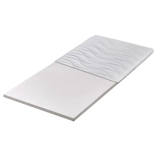 Betten-ABC Kaltschaumtopper – mittelfeste Matratzenauflage mit waschbarem Bezug - Matratzenauflagen mit atmungsaktivem Kaltschaum für optimales Schlafklima und Druckentlastung, ideal für Allergiker und vielseitig einsetzbar.