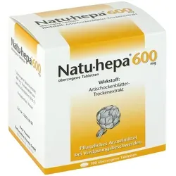 Natu-hepa 600mg - Pflanzliches Arzneimittel gegen Verdauungsbeschwerden, mit 600 mg Artischockenblätter für ein gesundes Gallensystem