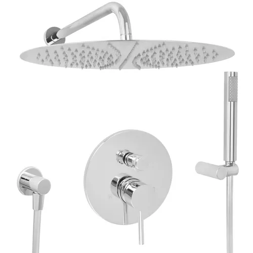 Welfenstein Unterputz Set Regendusche 40cm Duschen Armatur Einbaubox 37-40HC13