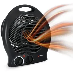 Heizlüfter schwarz 2000 Watt Elektroheizer