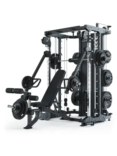 ATLETICA KSK Combat Set | Multipresse mit 180kg Steckgewichten - Heimtrainingssysteme mit hoher Rahmenstabilität und vielseitigen Trainingsmöglichkeiten für effektives Krafttraining zu Hause.
