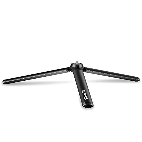 Zeadio Metall-Mini-Stativ, Desktop-Tischstativ mit 1/4-Zoll-Schraube für Smooth 4, Crane Plus, Crane 2, Osmo Mobile, Ronin-S, Vimble 2, Gimbal-Handgriff-Stabilisator und alle Kameras