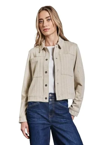 Kurzblazer STREET ONE für Damen in sheer beige meliert von Street One