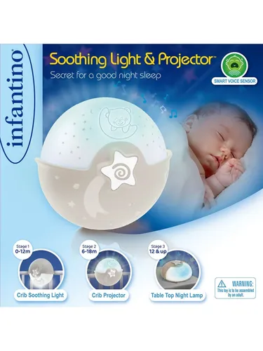 B-kids 2in1 Projektor Nachtlicht beige