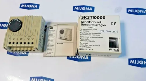 Rittal Schaltschrank-Thermostat Wechsler 24 V DC, 230 V AC - Präzise Temperaturregelung für optimale Klimaanlagen- und Heizungsleistung