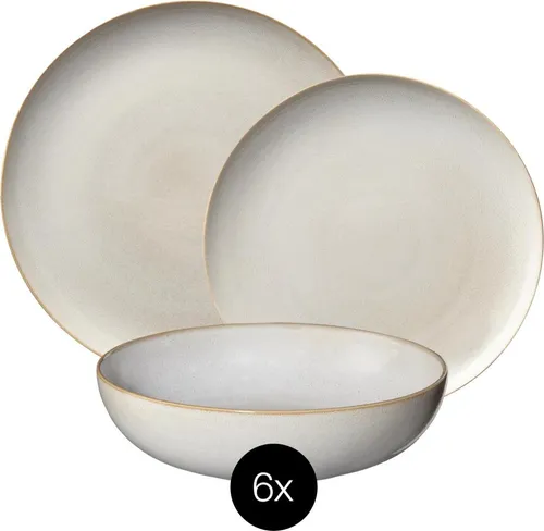 ASA Selection Geschirrset Saisons Sand für 6 Personen in beige von ASA