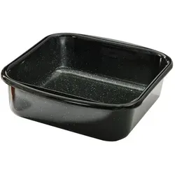Riess Bratrohrpfanne Mini 22x22 cm - CLASSIC BACK- UND BRATFORM - Pfannen-Kategorie: Quadratische Mini Bratrohrpfanne aus Emaille, ideal für energiesparendes Kochen bis 450°C, backofengeeignet und leicht zu reinigen.