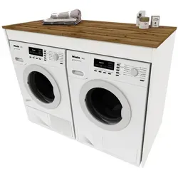 Raumhirsch Furniture Waschmaschinenschrank Eiche Wotan