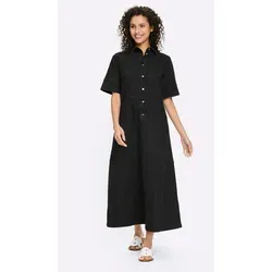 heine Etuikleid Kleid Kurzarm schwarz 38 von Heine