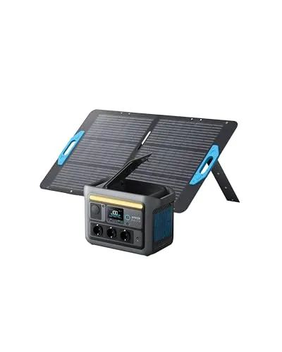 Anker Stromerzeuger SOLIX C800 Powerstation - Stromerzeuger mit 1200W Leistung und 768Wh Akku, ideal für Outdoor-Aktivitäten und Notstromversorgung.