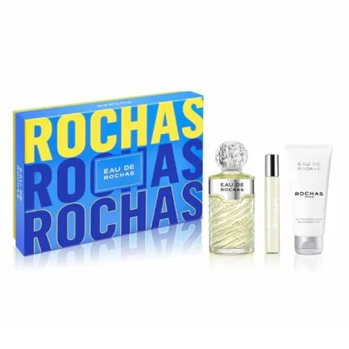 Rochas Eau Rochas Edt Spray 100 Ml Sets - Eau de Toilette Set mit 100 ml EDT, 100 ml Body Lotion und 7,5 ml EDT - ein perfektes Geschenk für Duftliebhaber.