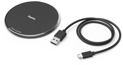 Hama Lade-/Netzteil für Mobiltelefone Wireless Charger QI-FC10 (10W)