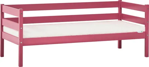 Hoppekids Einzelbett ECO Comfort Kinderbett, Kiefer Massivholz, Jugendbett inkl. Rollrost, 70x160 cm, wahlweise in verschieden Farben/ Matratze/ Absturzsicherung