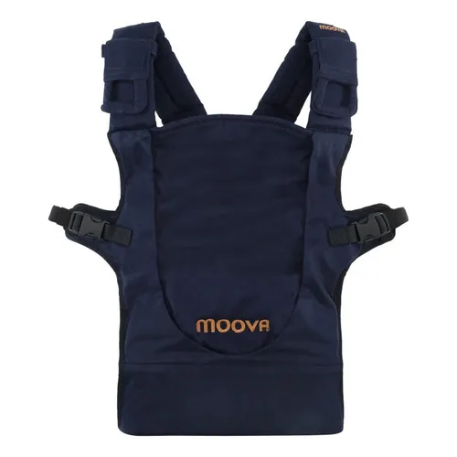 Moova Babytrage Blueberry Blue – Ergonomische Tragehilfe aus Baumwolle - Neu
