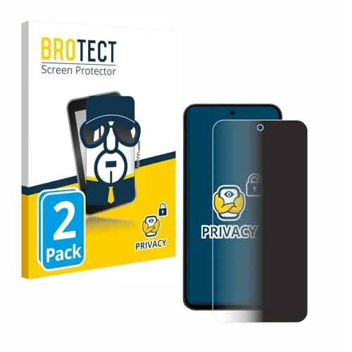 BROTECT 2 Stück Anti-Spy Blickschutzfolie für Samsung Galaxy A55 5G Privacy Screen Protector [Displayschutz-Folie, Sichtschutz, Blaulichtfilter]
