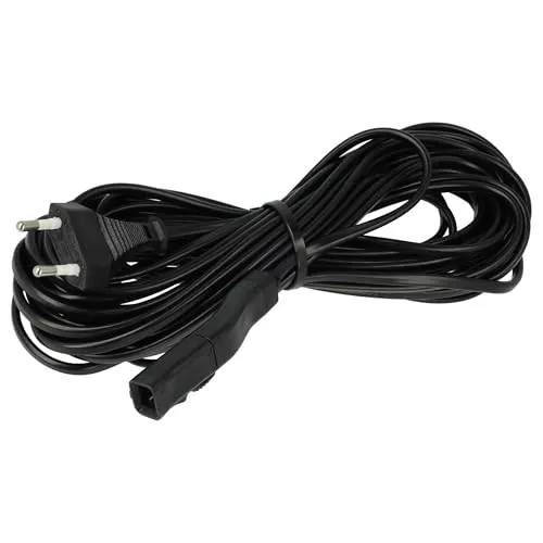 vhbw Stromkabel kompatibel mit Vorwerk Kobold 200, VK 200 Staubsauger - 10 m Kabel, Anschlusskabel