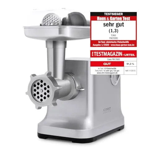 Caso FW2000 Elektrischer Fleischwolf