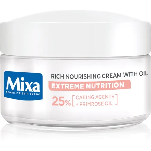 Mixa Extreme Nutrition Reichhaltige Feuchtigkeit spendende Creme mit Nachtkerzenöl 50 ml