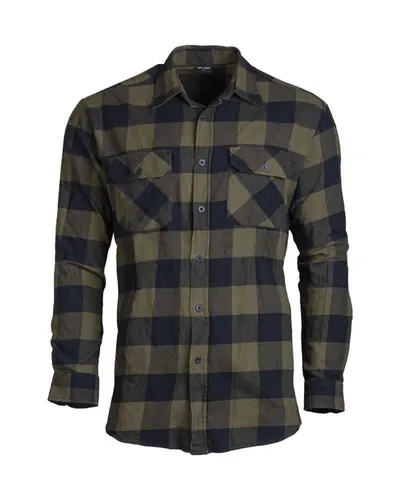 Mil-Tec Holzfällerhemd leicht oliv 3XL - Herren-Freizeithemden aus leichtem Baumwollgewebe, ideal für den Sommer. Kombinierbar mit Cargo-Hosen oder Jeans, für einen lässigen Look.
