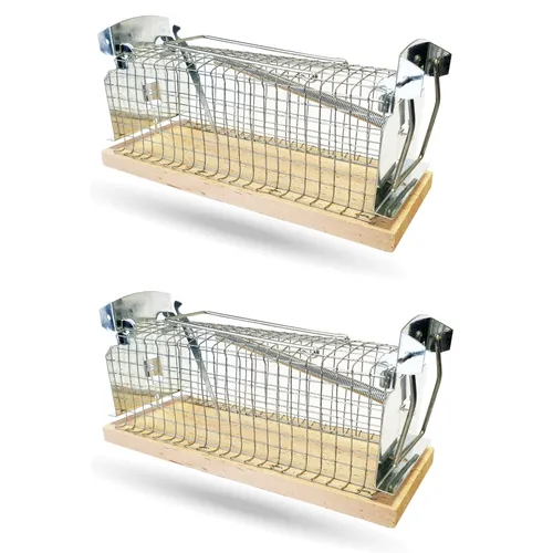 Mausefalle 2er Tierfalle Lebendfalle Tierfreundlich Falle Mäusefalle Rattenfalle