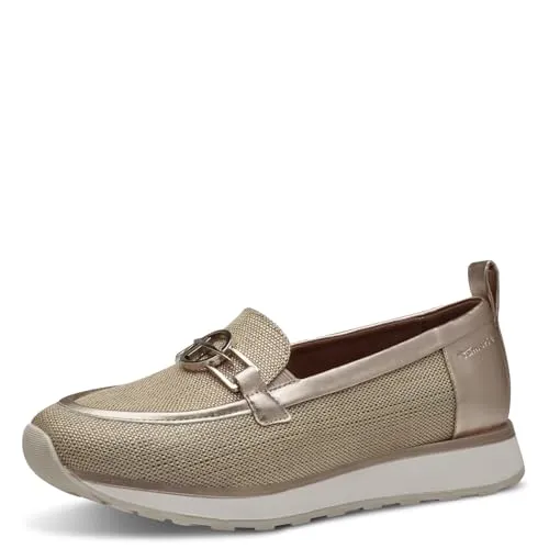 Tamaris Slipper Damen Vegan Bequem metallic, EU 39 in gold von Tamaris