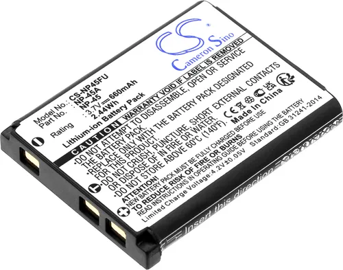 TECHTEK Akku Kompatibel mit [Fujifilm] FinePix J10, Finepix J100, Finepix J110W, FinePix J12, Finepix J120, Finepix J15, Finepix J150W, FinePix J15fd