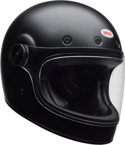 Bell Bullitt GT Integralhelm Matt-Schwarz XL - Motorradhelm im Vintage-Look mit modernem Schutz. Aus Fiberglas, mit Velocity Flow Ventilation™ für optimale Belüftung und echtem Leder-Innenfutter. Ideal für stilbewusste Biker.