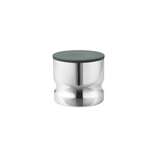 Georg Jensen Alfredo Canister Mini Edelstahl & Grüner Deckel 0.5L