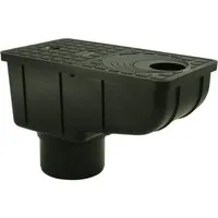 Marley Regensinkkasten RSK1500 300x166 - Dachrinnenteile für Halbrund-Dachrinnen, passend für Ø 50-125 mm, aus robustem Kunststoff, ideal für effiziente Regenwasserableitung.