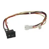 InLine 33328Z Schalter - Gehäuselüfter Ein/Aus Schalter, mit 3-poligem Anschluss und Tachosignal, kompakt und in Deutschland hergestellt