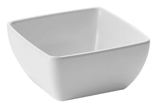 LACOR Salatschüssel, Melamin, klassisch 12 x 12 x 6 cm weiß