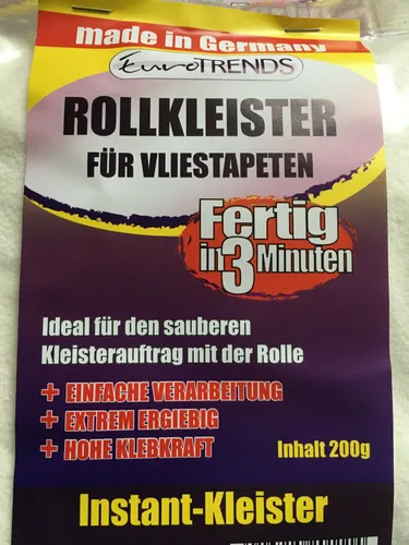 €22,50 kg  200 g Eurotrends Rollkleister für Vliestapeten extrem ergiebig