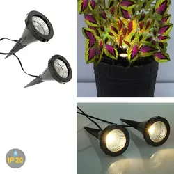 Dapo® 2x LED-Pflanzen-Strahler JASMIN