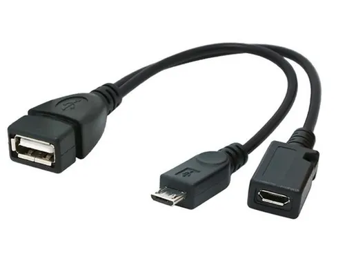 OTG Cable USB Micro AF- BM+(F) USB 2.0 OTG 15CM GEMBIRD 8716309087308
