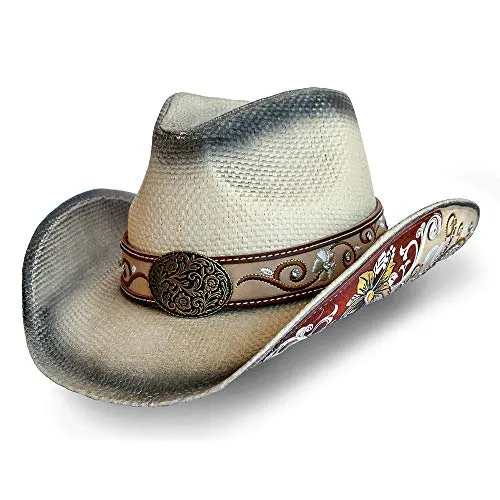 Stars und Stripes Westernhut Strohhut Paola (57/58) von Stars & Stripes