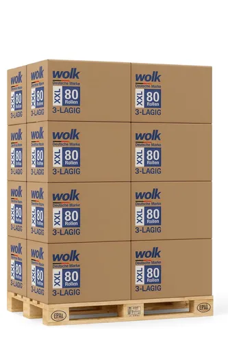 wolk Toilettenpapier in weiß von wolk