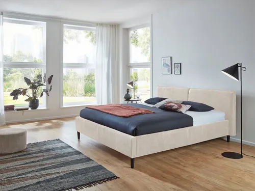 Home affaire Polsterbett Brookfield mit Cordbezug in beige von Home Affaire