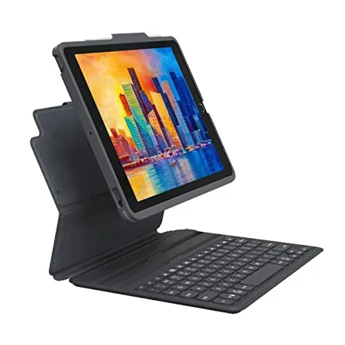 ZAGG Pro Keys für iPad, Nordisch, Kabellos, Schwarz/Grau