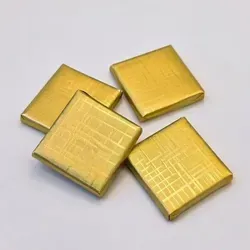Goldene Madlen Schokolade 1 kg | Traditionelle Kultur für besondere Anlässe - Ideal für Hochzeiten, BabyShower oder als süßes Accessoire auf CandyBars. Diese Schokolade ist ein perfektes Andenken für deine Gäste. Kühl und trocken lagern für besten Genuss.