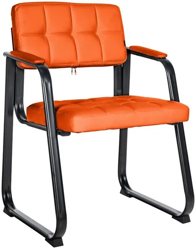 furnicato Besucherstuhl Canada in Orange – Stilvoll und Komfortabel