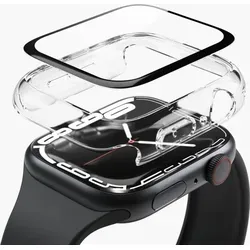 Thin Case - Schutzhülle für Apple Watch, Serie 8 + 9, 45mm, Transparent - Transparent