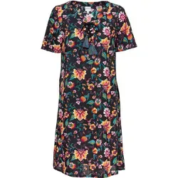 Viskose-Kleid, Druck fuchsia, 42 von Heine